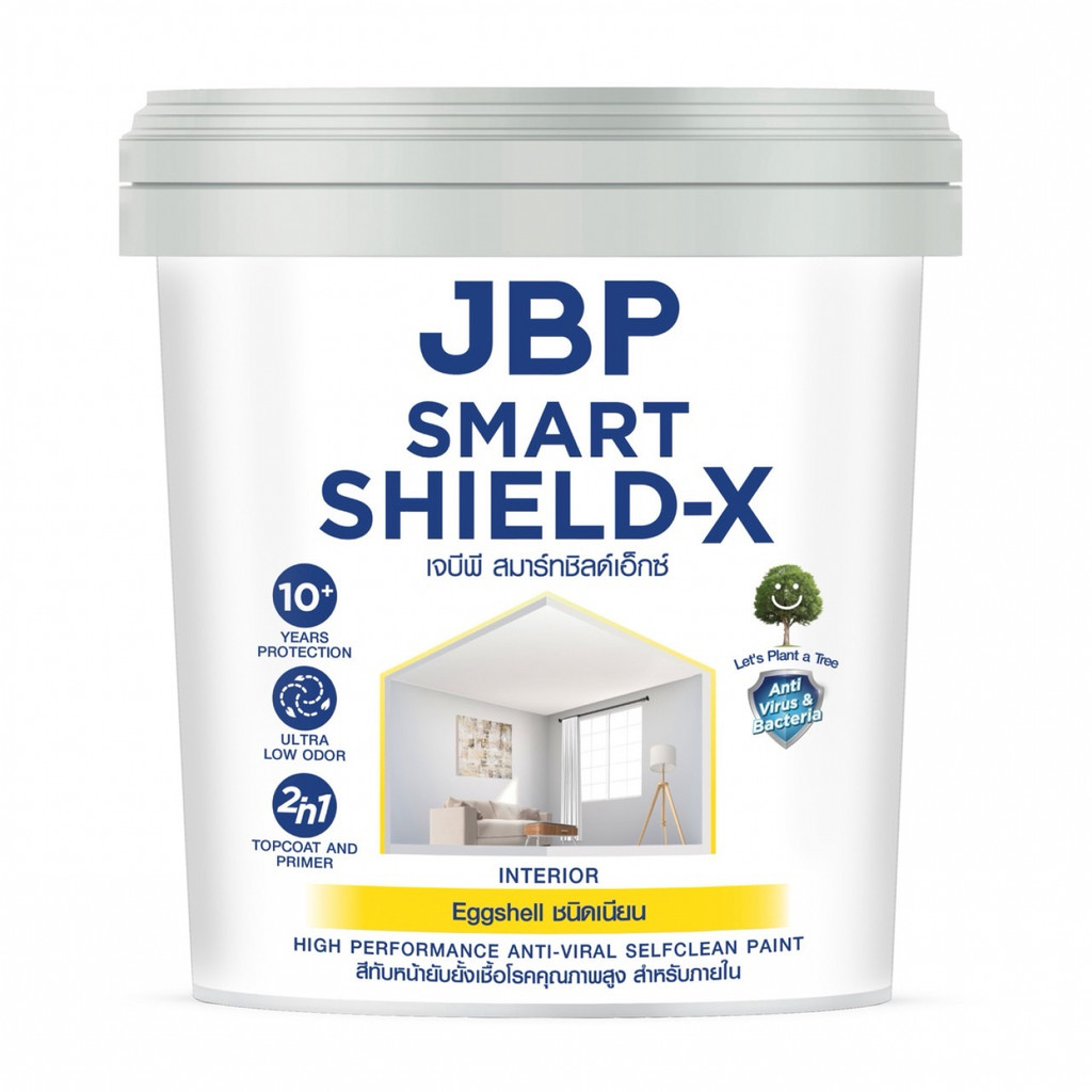 JBP สีน้ำภายใน Smart Shield X เนียน เบส A  ขนาด 2.5GL