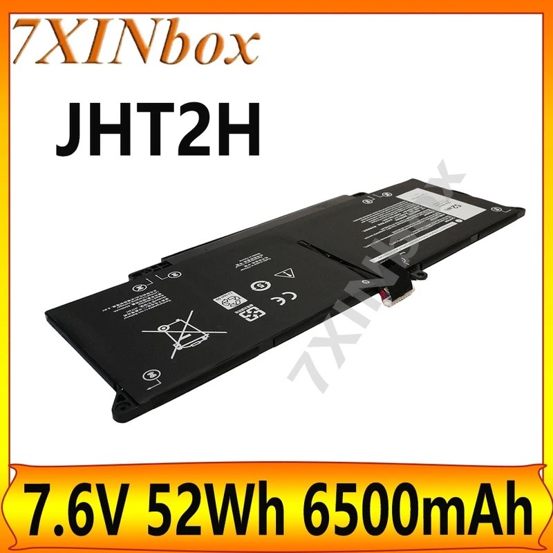7XINbox JHT2H 7.6V 52Wh 6500mAh OEM แบตเตอรี่แล็ปท็อปสําหรับ Dell Latitude 7310 7410 Series YY3GJ X8