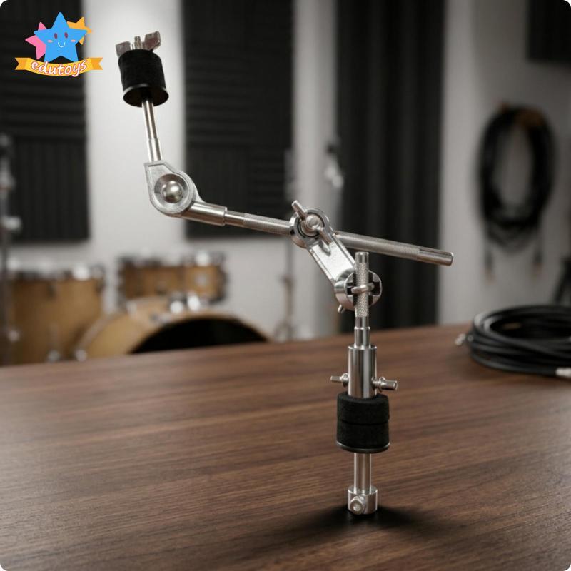 [Edstars] Drum Cymbal Stand Adapter Clamp Metal Cymbal Arm Clamp Silver-Gray Music Hardware
