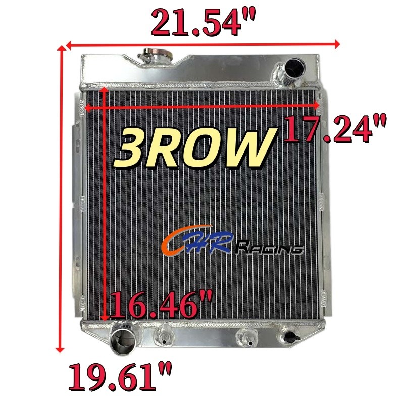 สําหรับ 1964 1965 1966 Ford Mustang Falcon V8 289 259 AT/MT หม้อน้ําอลูมิเนียม