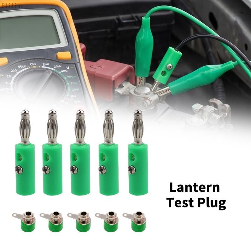 Bilin 10 ชิ้นชายหญิง Banana Plug Connector สายลําโพงอะแดปเตอร์ Terminal สําหรับการใช้งานไฟฟ้าที่มีปร