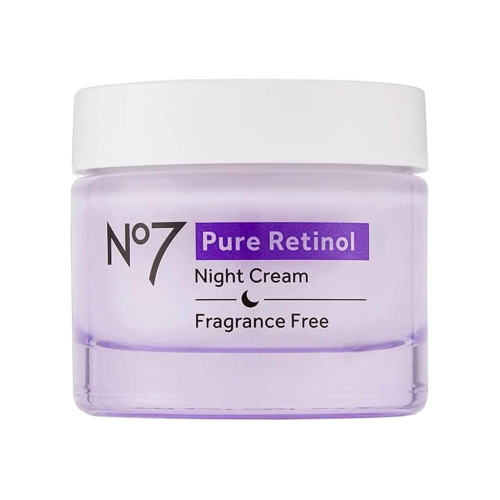 No No7Pure Retinol Night Cream -- Retinol Cream เสริมคอลลาเจน เรียบเนียนอย่างมาก อวบอิ่ม และเต่งตึง 