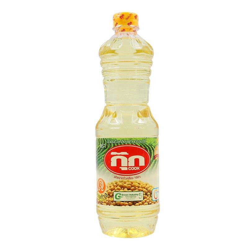 [สินค้าส่งด่วน] กุ๊กน้ำมันถั่วเหลือง 1ล. COOK SOYBEAN OIL 1 LIT