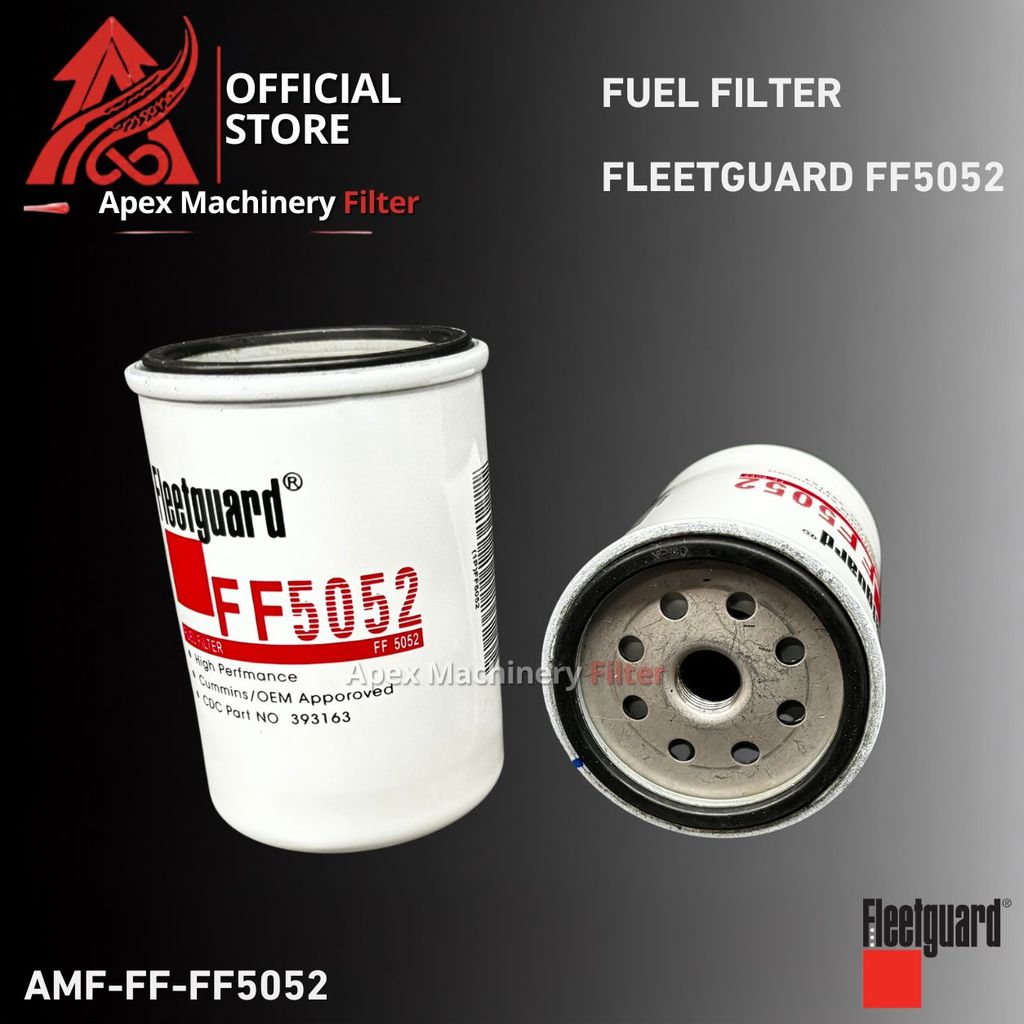 ไส้กรองโซล่า Fleetguard  FF5052 Cummins 393163