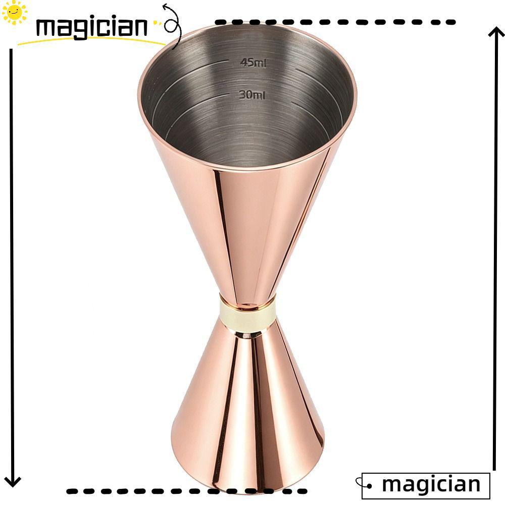 MAGICIAN วัด Jigger การวัดภายในสแตนเลส Double Didi Jigger, Elegant Bartending Jigger Home