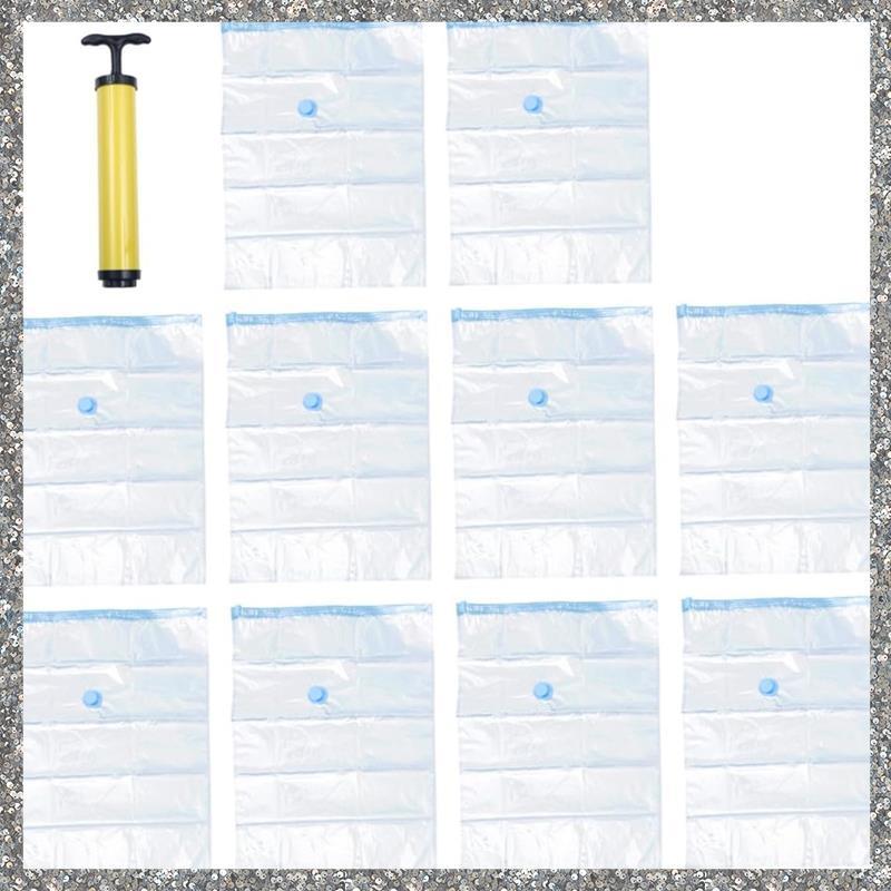 [feidan33.ph] Space Saver Organizer พร้อมกระเป๋าบีบอัด 10 ชิ้นสําหรับบ้าน