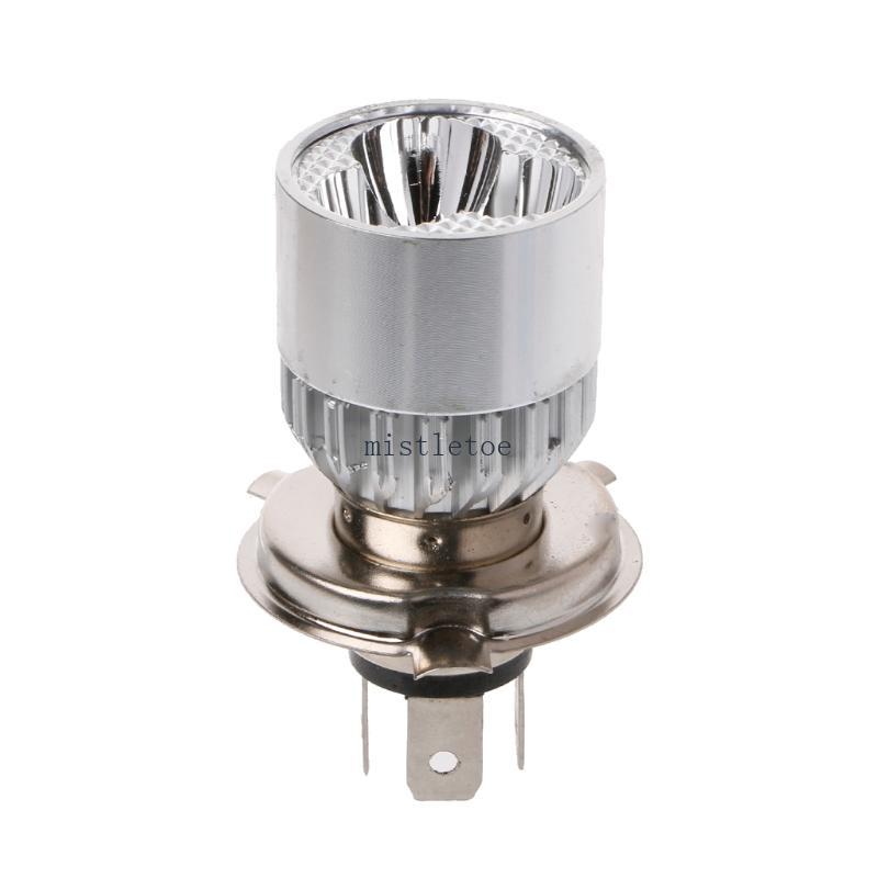 MIS หลอดไฟหน้ารถจักรยานยนต์สากล 12-80V H4 หลอดไฟ 3LED ไฟแสดงสถานะรถมอเตอร์ไซด์