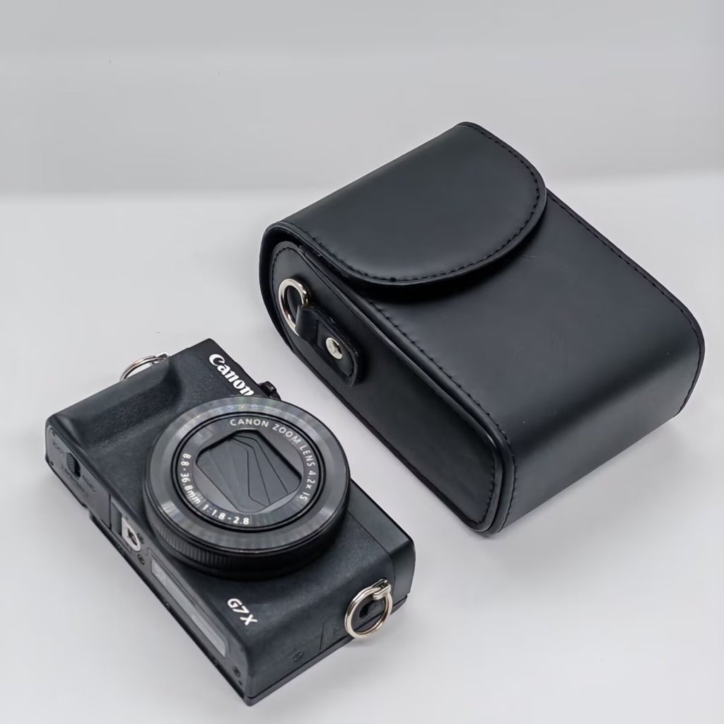 เหมาะสําหรับเครื่องการ์ด SX740 Canon G7X2 กระเป๋ากล้อง Sony zv1 การ์ดสีดํา 7 เคสป้องกัน Rico GR3 Sto
