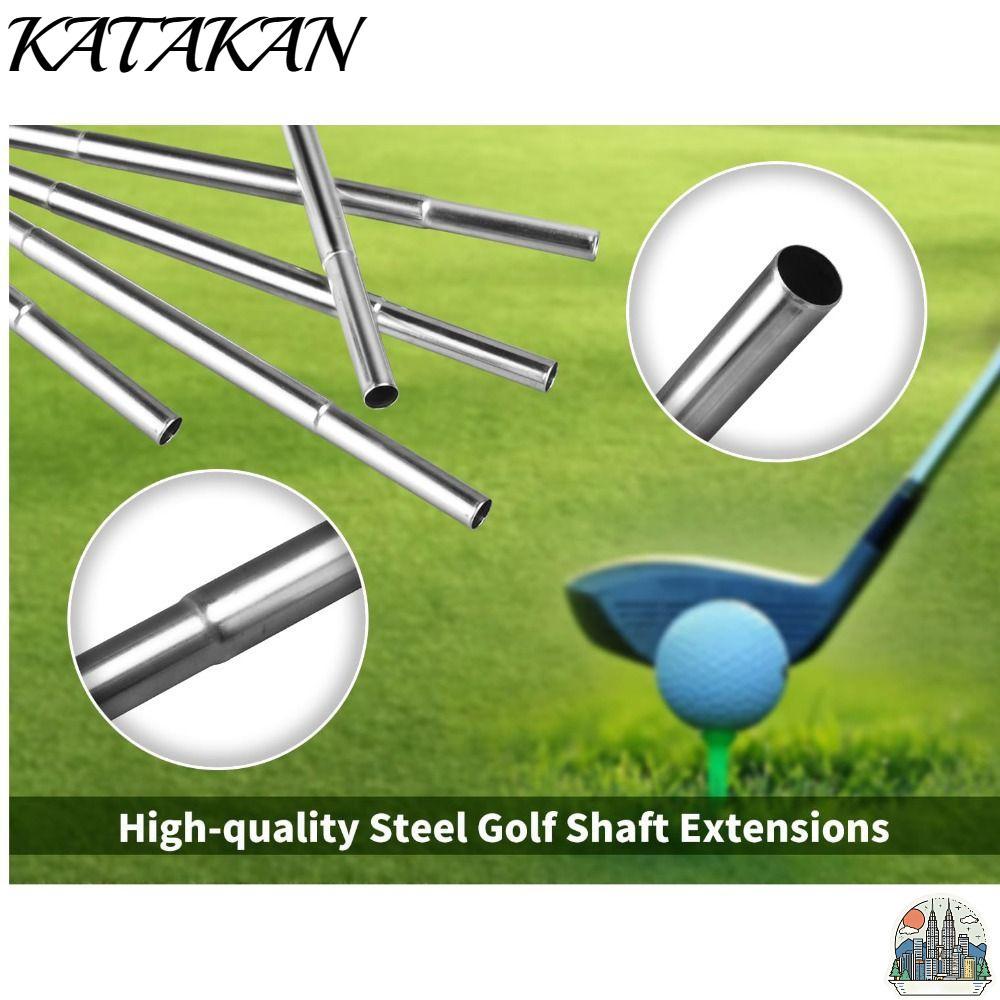 KATAKAN Golf Shaft Extender, Steel Universal Golf Club Extensions, Professional 0.580/0.0600 Golf Cl