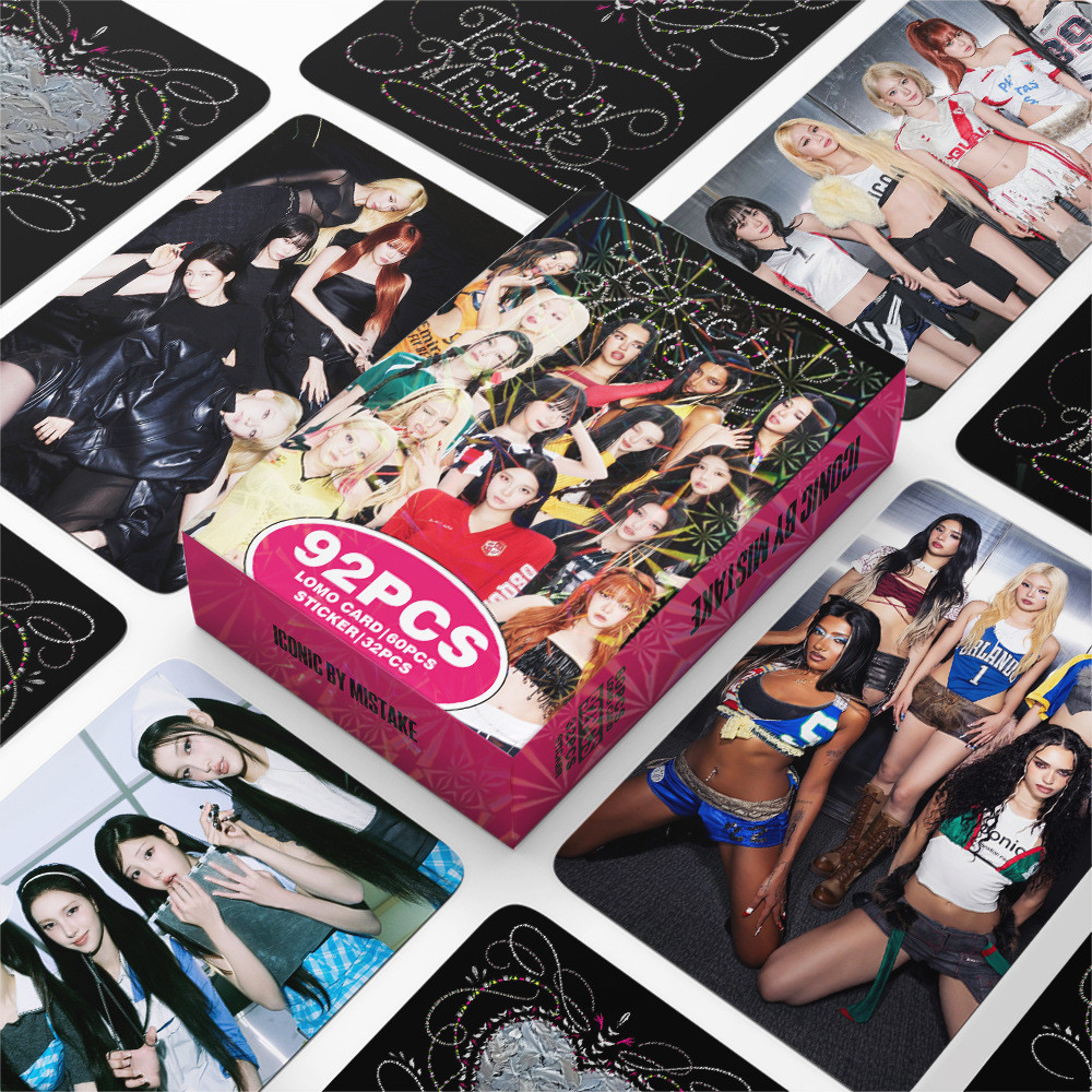 92 ILLIT KATSEYE เพลงร่วมมือ ICONICBYMISTAKE Photo Card การ์ด LOMO