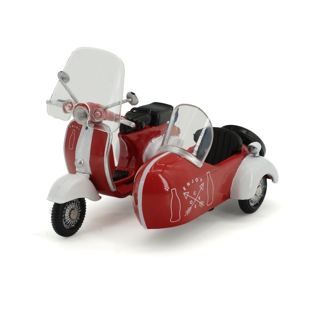TINY 1:35 Coca-Cola Arctic Scooter (with Side Car) COKE094