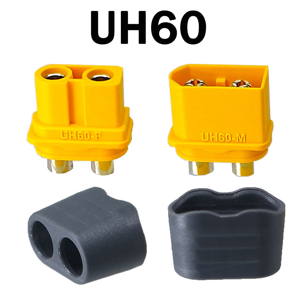 ใหม่ Amass UH60 ปลั๊ก XT60 ขั้วต่อชายหญิงสําหรับแบตเตอรี่โดรน RC