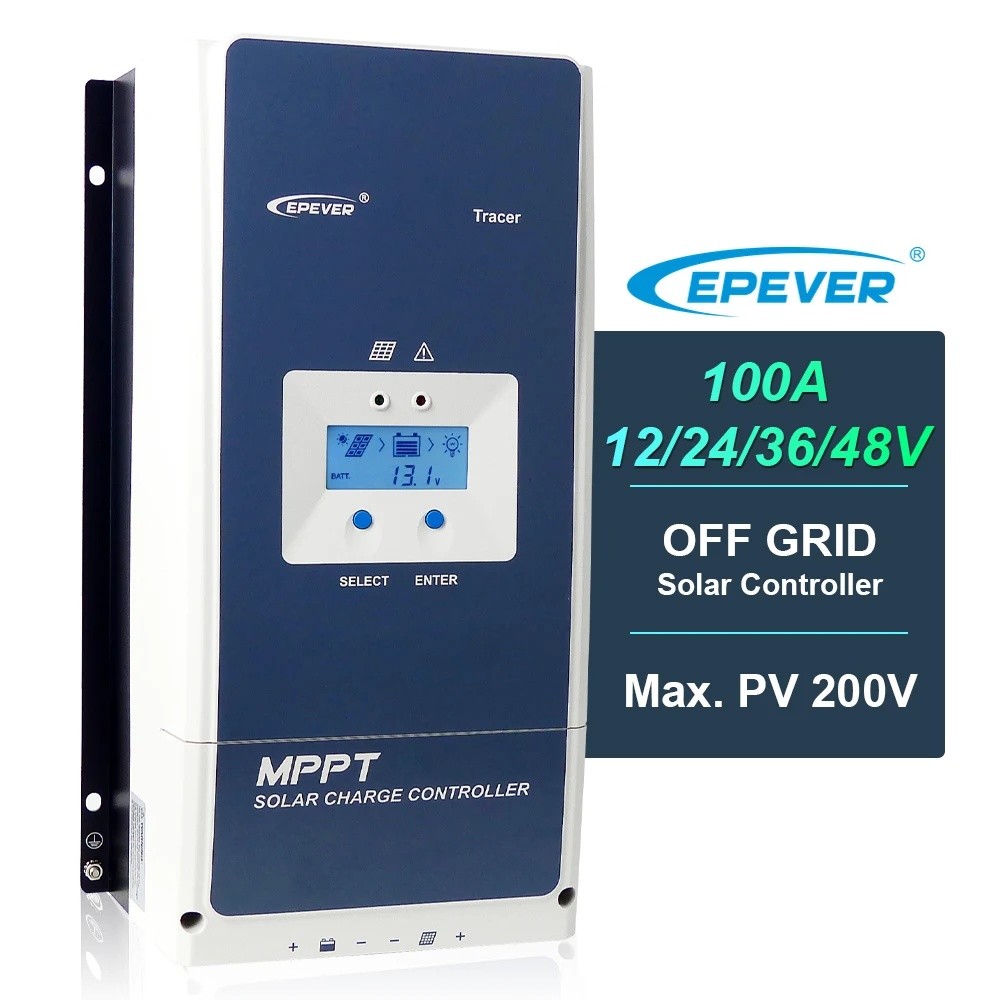 Hot Epever Tracer10420An Epever Mppt Solar Charge Controller 48v 100a 200v Epever 10420an&---*---
