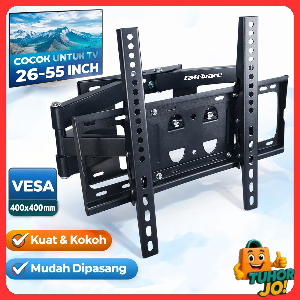 Taffia ขายึดทีวีแบบยืดไสลด์ VESA 400 x 400 สําหรับทีวี 26-55 นิ้ว - CP402