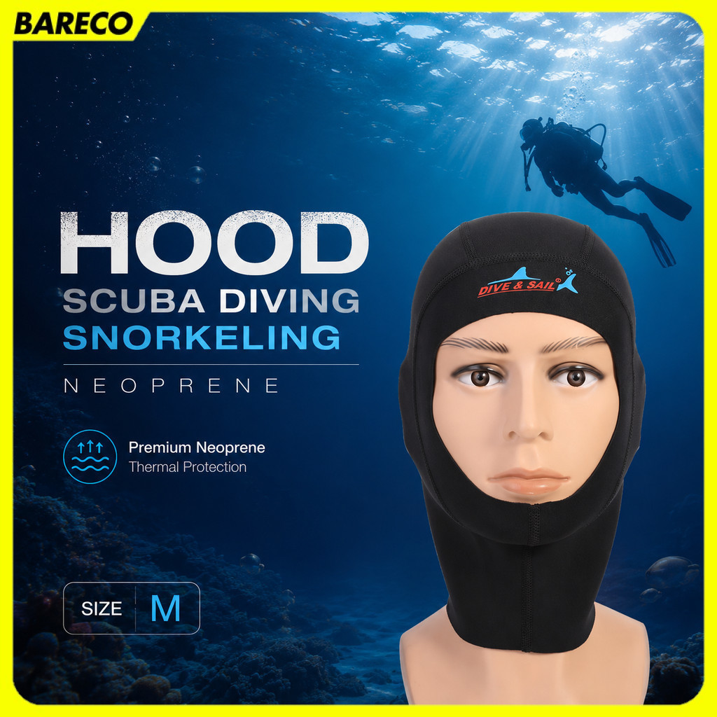 Dive & Sail Hood ดําน้ําดําน้ําตื้น Ultrathin Neoprene - DH-002