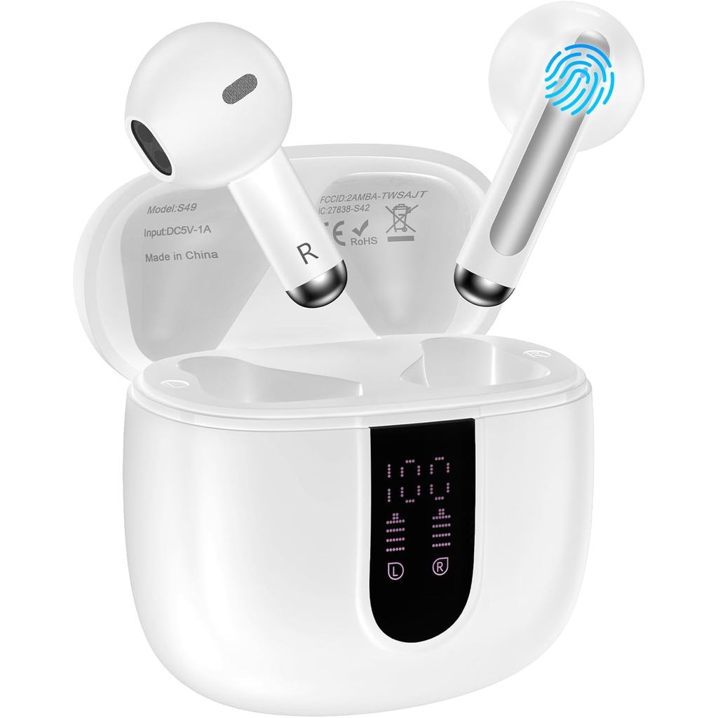Samsung Wireless Ear Buds สําหรับ Android Samsung Galaxy A17 A16 5G A15 A36 S26 S25 Ultra,หูฟังบลูทู