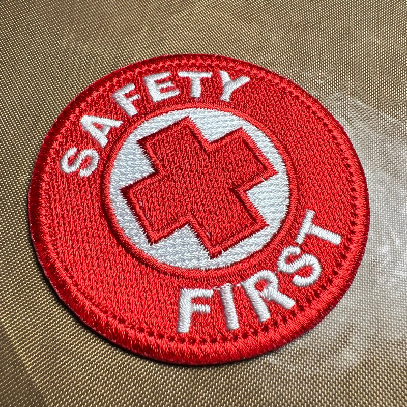 Safety First (RED) ปัก