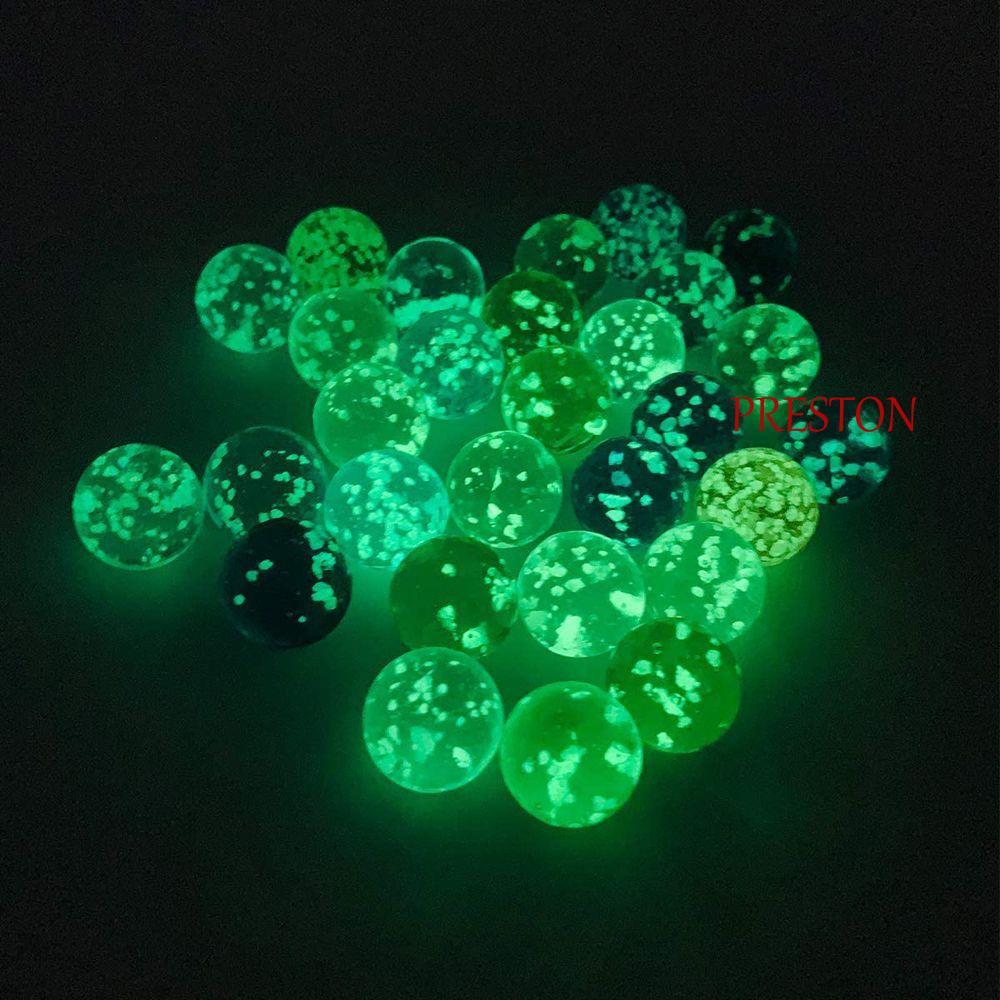 PRESTON Luminous Glass Ball Marble Run Bouncing ของเล่นหินอ่อน Pat ของเล่น Marble เกมตกแต่งบ้านของเล่นเด็ก Fish Tank Decor 12 มม.หินอ่อนขนาดเล็ก