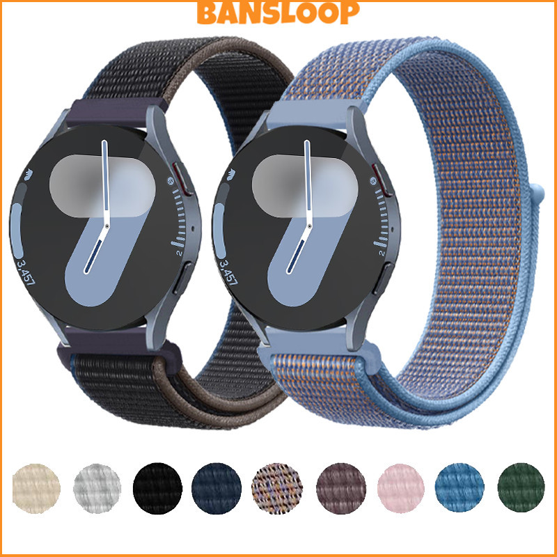 สายรัดไนลอนหลอง 22 มม. 20 มม. for Garmin Watch Forerunner 165 570 265/Samsung Galaxy Watch/Huawei/Amazfit Bip 6 5/Xiaomi
