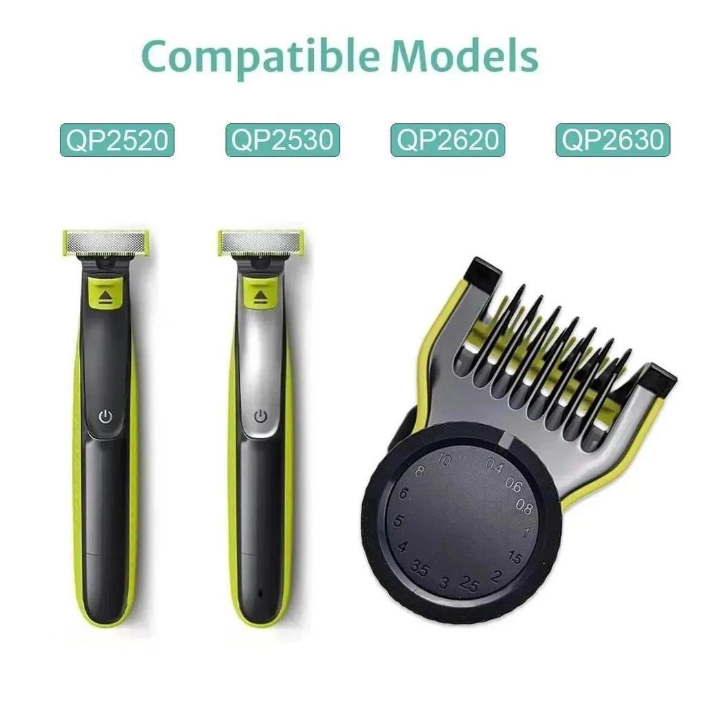 ความยาวปรับเครื่องโกนหนวด Guards สําหรับ Philips OneBlade QP2520 QP2630 QP2724 QP2834 มีดโกนไฟฟ้า Tr