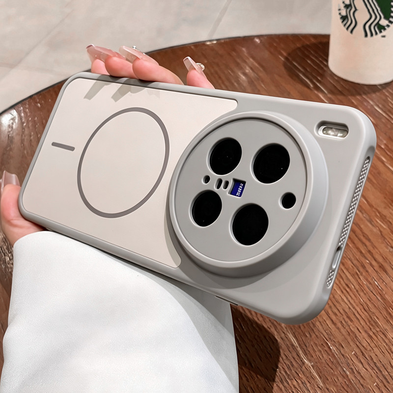 สําหรับ Vivo X300 X200 Pro Mini X300 Ultra X200S X300S X300Pro หรูหรากระจายความร้อนแม่เหล็กเคสโทรศัพท์ป้องกันกล้องกันกระแทกฝาครอบซิลิโคนอ่อนนุ่ม