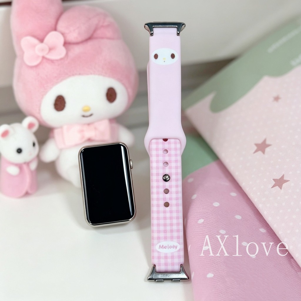 ซิลิโคนอ่อนนุ่มเหมาะสําหรับนาฬิกา Huawei Fit5/5Pro Fit3 Fit4 สายรัดสร้อยข้อมือสําหรับ Huawei Band 11Pro 8 9 10 NFC สายรัดข้อมือ