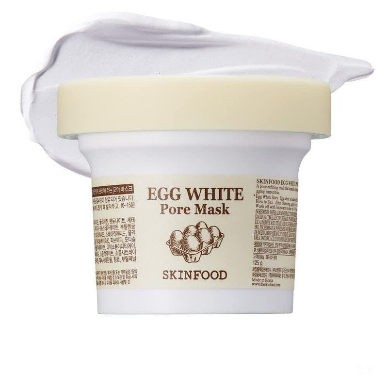 [อาหาร]EggPoreMask120g(4.23FlOz),ClayMaskPoreTighteningExfoliator,SebumAbsorptionHydraExfoliant(4.23