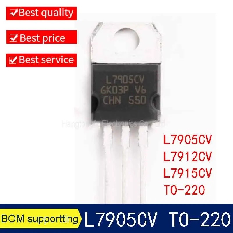 10 L7905 L7912 L7915CV TO220 L7915 TO-220 7915 LM7905 MC7905 7915CV
