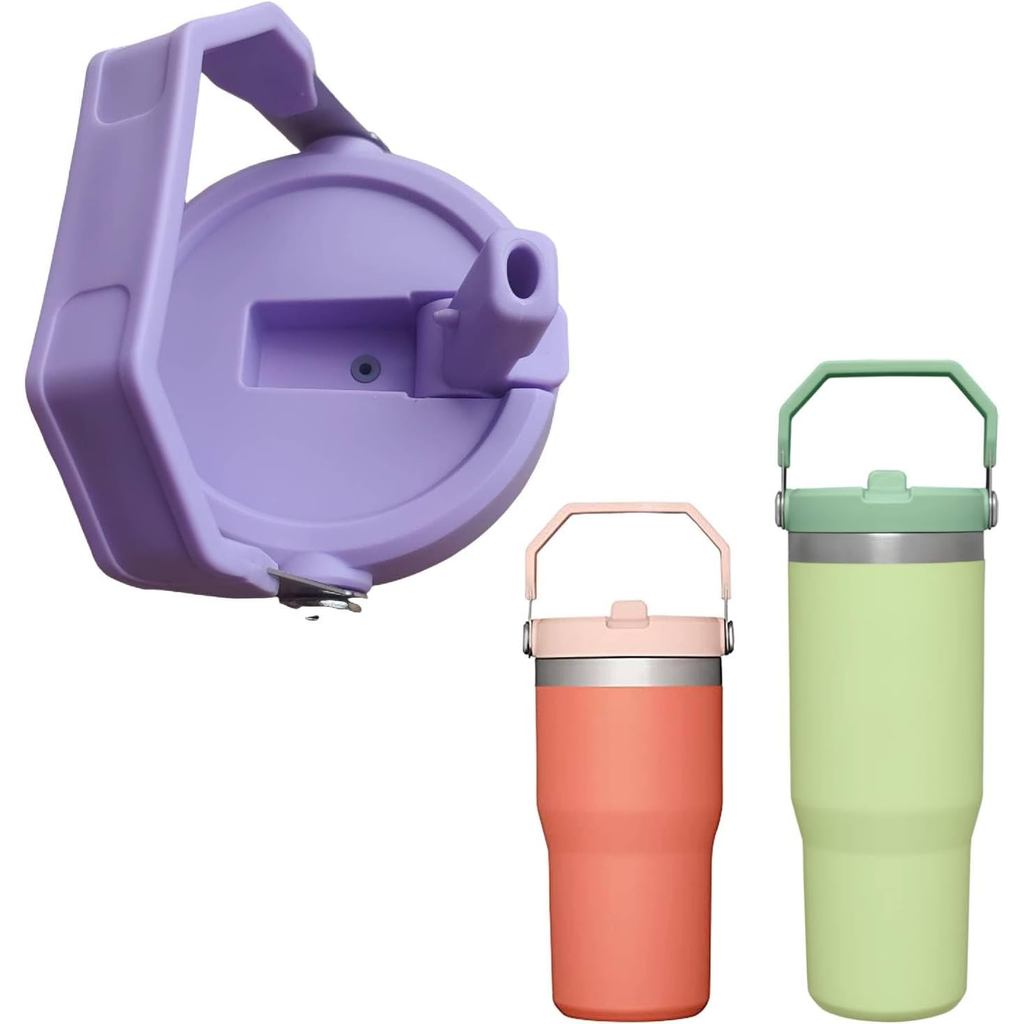 Replacement 30oz Tumbler Straw Lid - Fit For Stanley OLD VERSION 20oz, 30oz Iceflow Flip Tumbler (สี