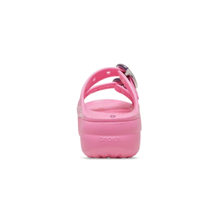 CROCS รองเท้าแตะผู้หญิง SATURDAY PLATFORM DIPPED BUCKLE SANDAL รุ่น 213246-669 - PINK LEMONADE