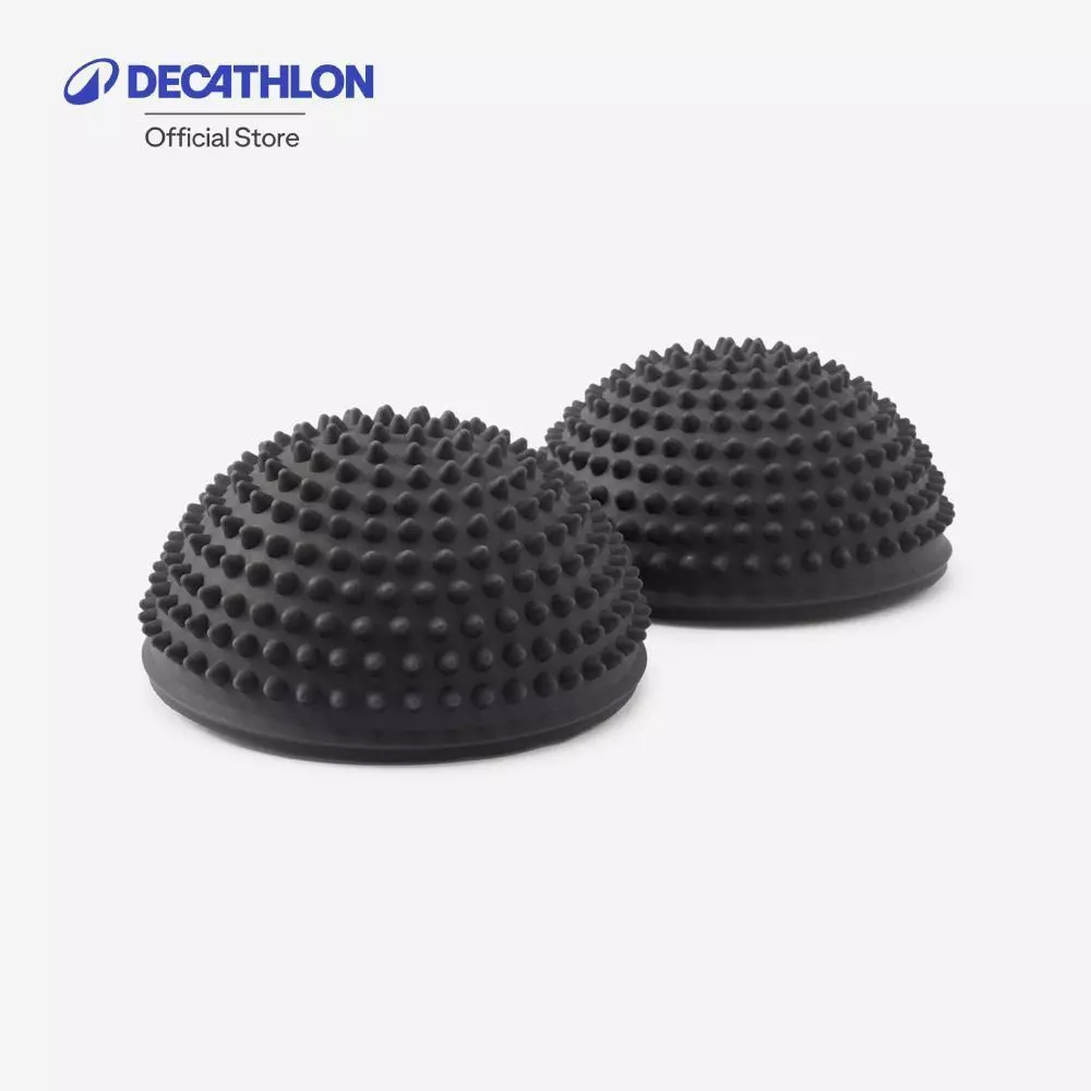 Decathlon Reversible And Adjustable Fitness Balance Station แท่นทรงตัวออกกำลังกายแบบปรับได้และใช้ได้สองด้าน - Black
