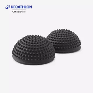 Decathlon Reversible And Adjustable Fitness Balance Station แท่นทรงตัวออกกำลังกายแบบปรับได้และใช้ได้สองด้าน - Black