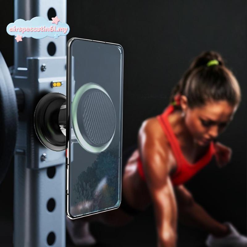 Airspeccutin6l Magnetic Dual-Sided Phone Holder for Gym N38 แม่เหล็กแรงสูงหมุนได้แฮนด์ฟรี Mobile Mou