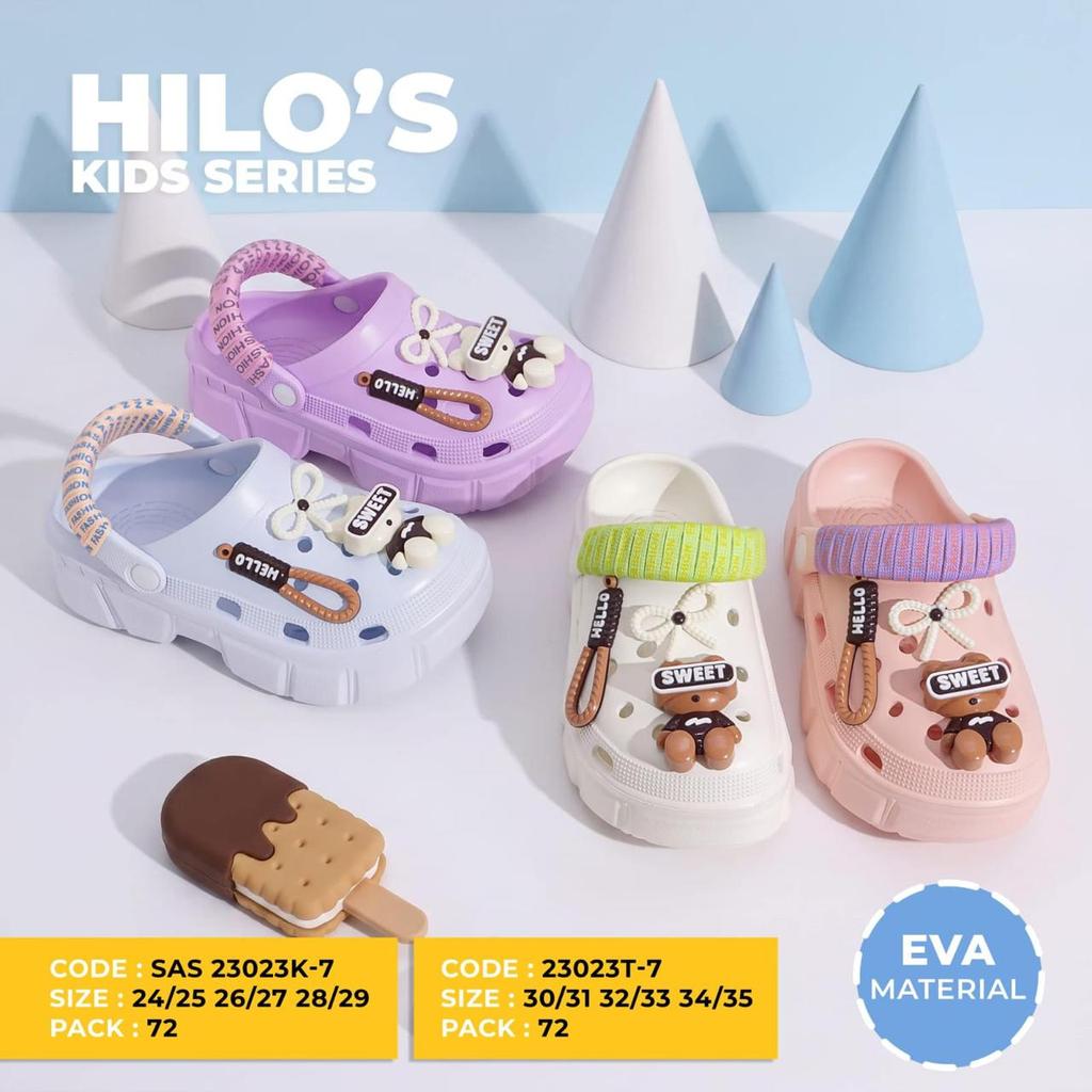 Baim Crocs Kids Cartoon EVA Rubber Hilos Sandals