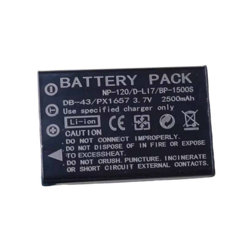 สําหรับ Fuji F10 F11 ZS10 MX4 MX550 MX4 DB-43 NP-120 แบตเตอรี่กล้อง
