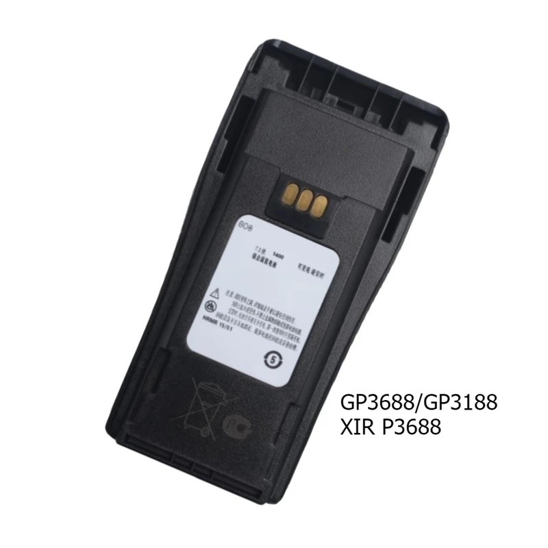 สําหรับ Motorola GP3688 GP3188 CP040 NNTN4851AC 1400mAh แบตเตอรี่เครื่องส่งรับวิทยุ