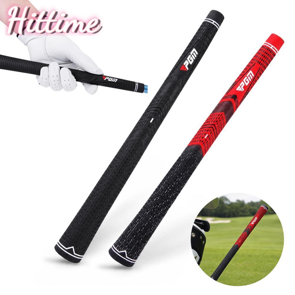 HITTIME 1PC Universal Golf Club Handle ครึ่งด้ายฝ้ายยาง Anti-Slip Shock-Resistant เปลี่ยนจับอุปกรณ์เ