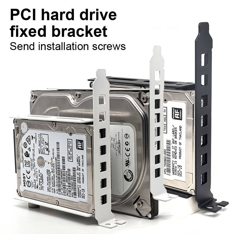 E-WIOTD Desktopputer Case SSD HDD Universal Hard Drive Bay PCI Card Slot ขยาย Ra เหมาะสําหรับ 2.5 นิ