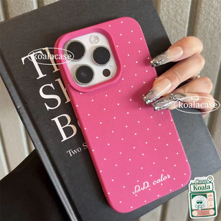 เคสลายหนังสัมผัสดี ลายจุดเล็ก สไตล์มินิมอลSamsung A56 A26 A17 A36 A05s A15 A07 A35 A06 A24 A16 A15 A34 S24 S25 S23 ULTRA