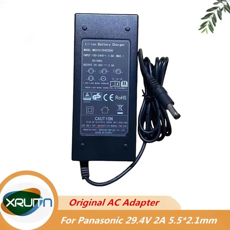 MDA ของแท้10129402000 29.4V 2A 18650 Li-ion Battery Charger สําหรับ Panasonic Moped Power Supply