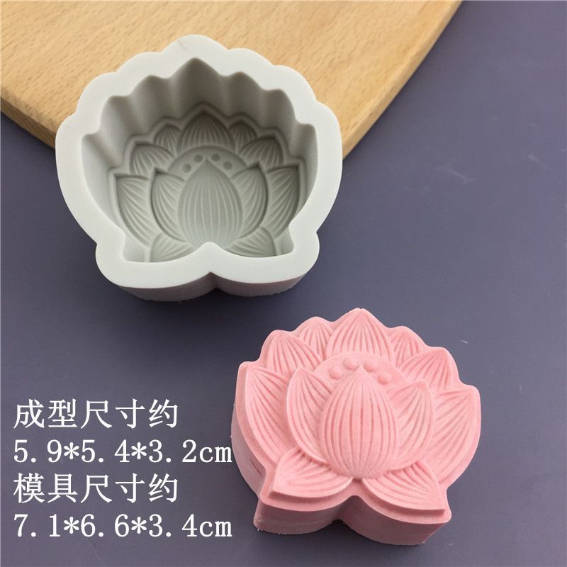 中国风fish 云叶花莲ippinus ดอกไม้ซิลิโคนแหวนแม่พิมพ์แม่พิมพ์ขนมไหว้พระจันทร์ขนมไหว้พระจันทร์หม้อสไตล์ปลาคาร