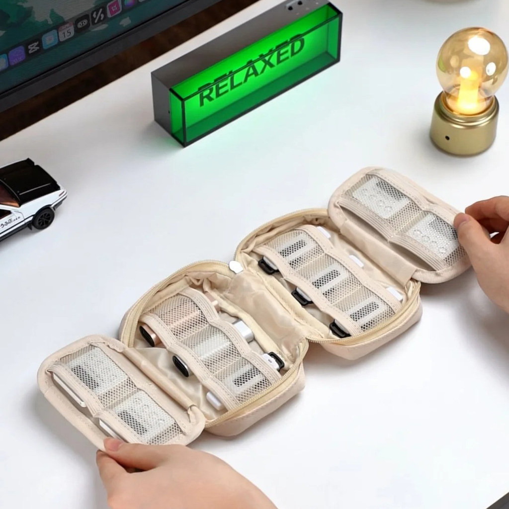 Enterprise U Disk U Shield Net Wallet Storage Bag Double-Layer Portable ukey Output กล่องเก็บของความ