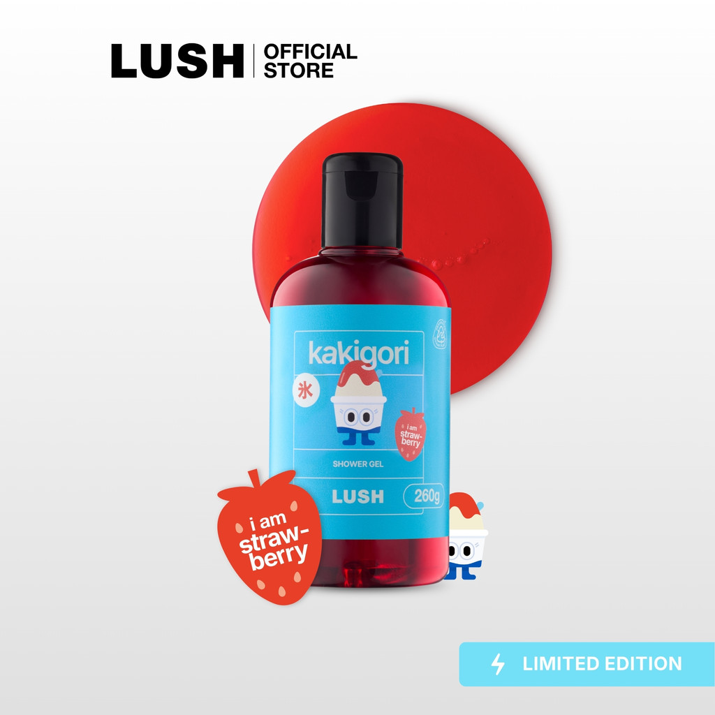 LUSH สบู่เหลว เจลอาบน้ำ STRAWBERRY KAKIGORI SHOWER GEL (KAKIGORI EXCLUSIVE)