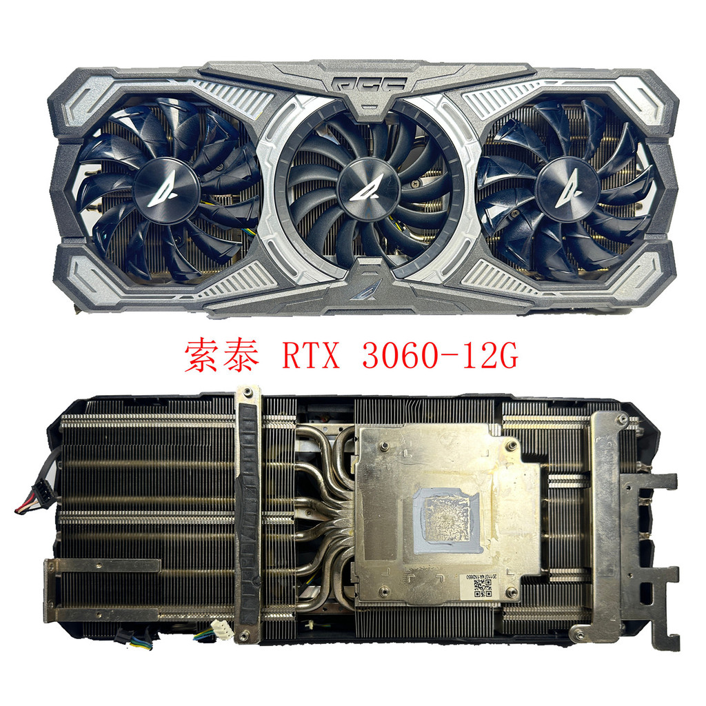 พร้อมสต็อก [พัดลมระบายความร้อน] ZOTAC ZOTAC RTX3060 3060ti 3070 PGF กราฟิกการ์ดพัดลมหม้อน้ําเครื่องถ