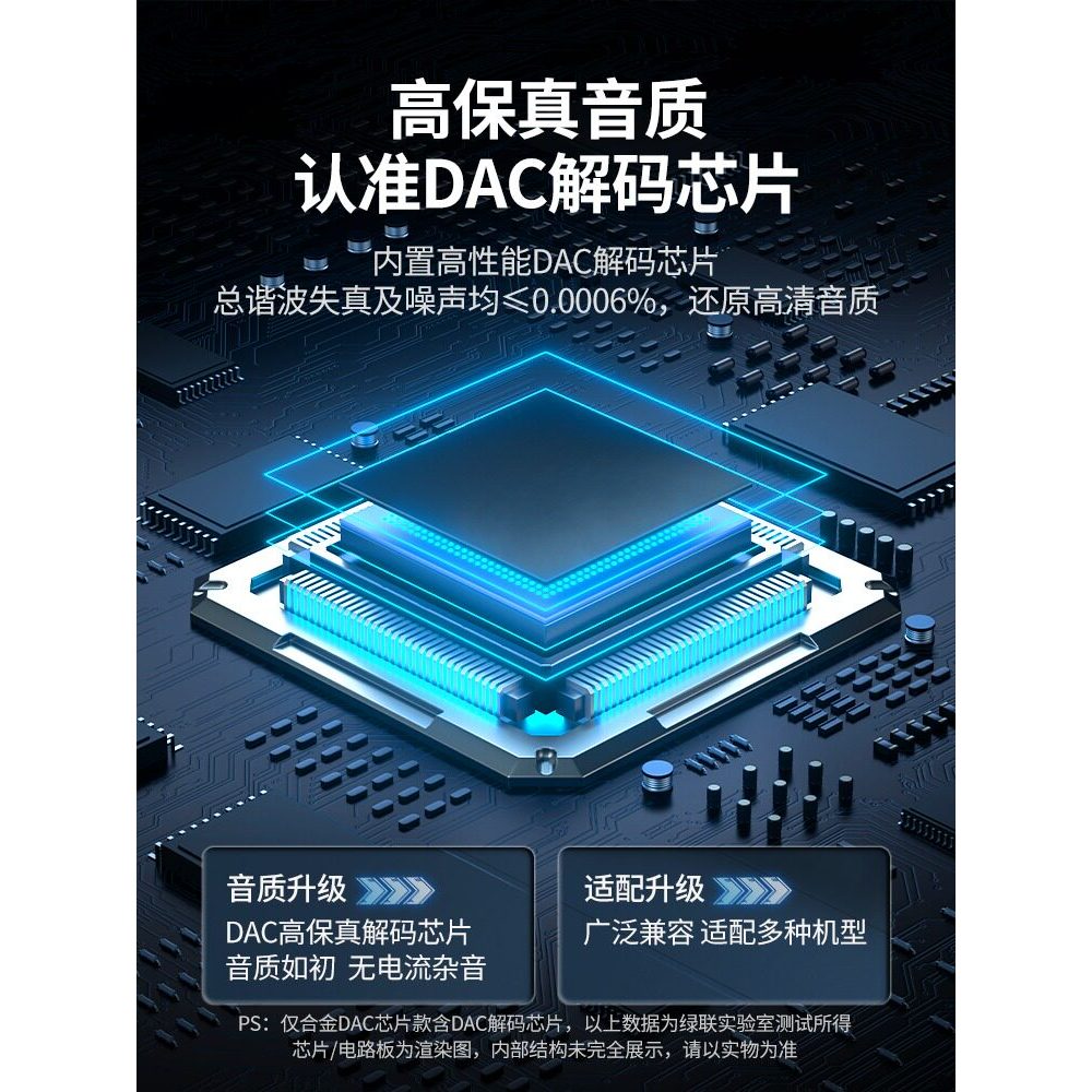 Green Link typec อะแดปเตอร์หูฟังเหมาะสําหรับ Huawei ipad Xiaomi vivo Honor OPPO Audio Converter ตัวแ