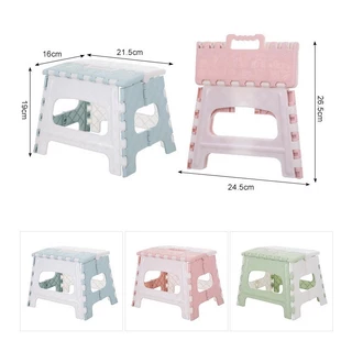 พร้อมส่ง!!เก้าอี้พับ เก้าอี้พลาสติกอเนกประสงค์ ปิกนิคพลาสติกตัวเล็ก 3 สี เก้าอี้จิ๊กซอ