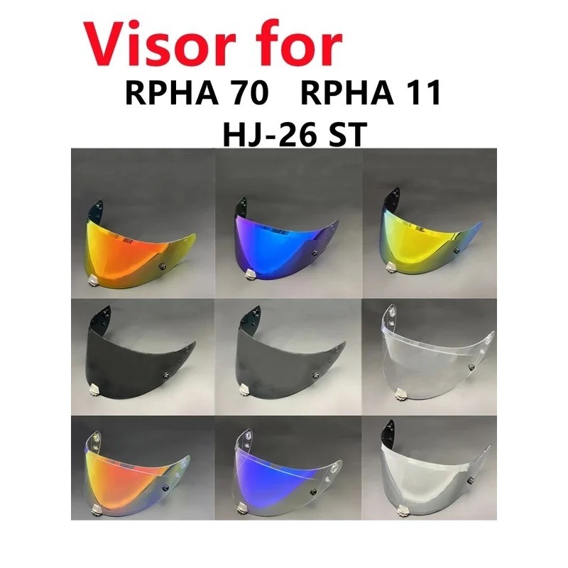 RPHA 11 Visor สําหรับ HJC RPHA 70 HJ-26 ST RPHA 11 Uv ป้องกันรถจักรยานยนต์หมวกกันน็อคโล่สูง
