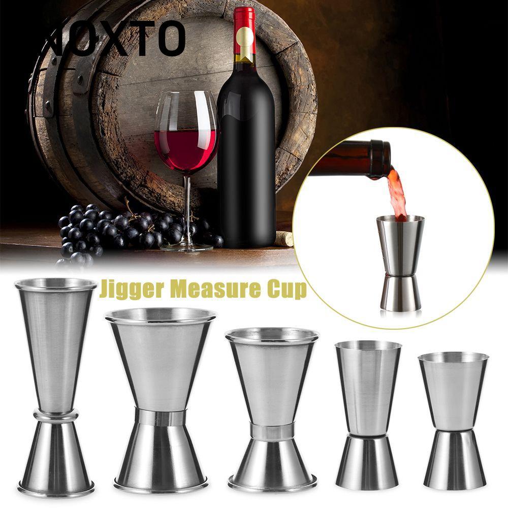 INOXTO วัด Jigger Barware ดื่มแก้วค็อกเทลช็อตคู่