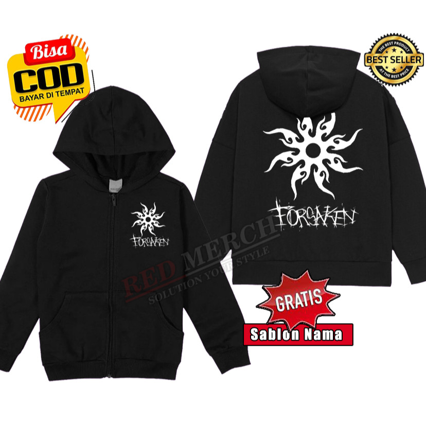 NEW🥥 เสื้อแจ็คเก็ตมีฮู้ดมีซิปสําหรับเด็ก roblox forsaken spawn สองทาง