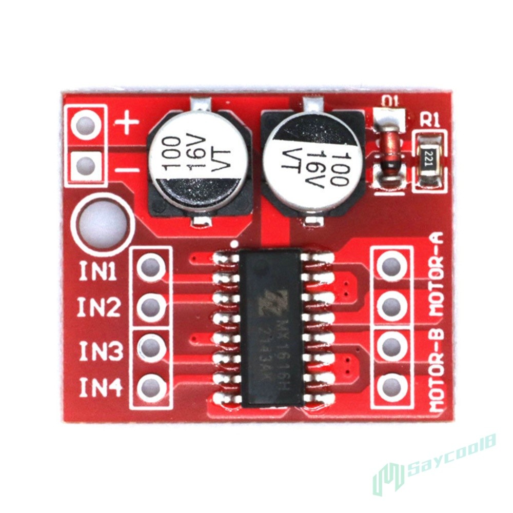 ✪พูดคูล✫คุณภาพสูง L298N 2-Way DC Motor Driver Module PWM Speed Driver Module Dual H-Bridge Stepper M
